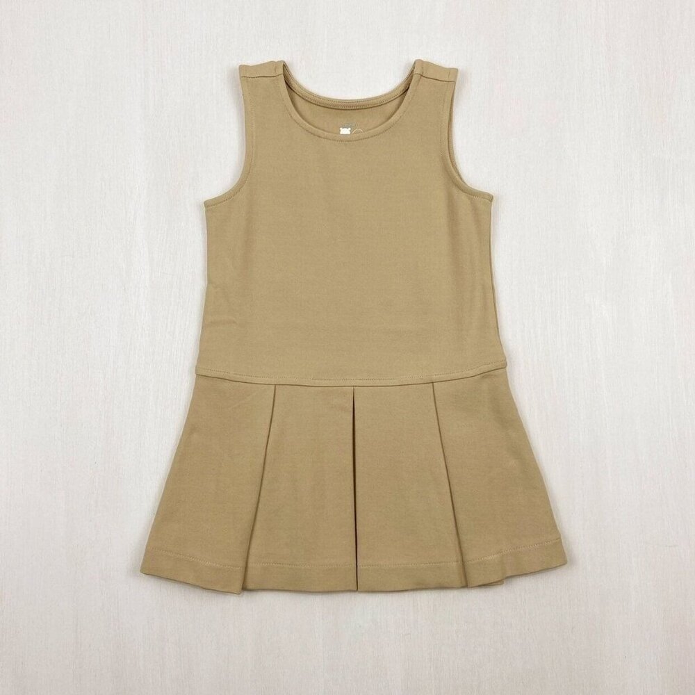 Primary Pleated Ponte Knit Jumper in Natural